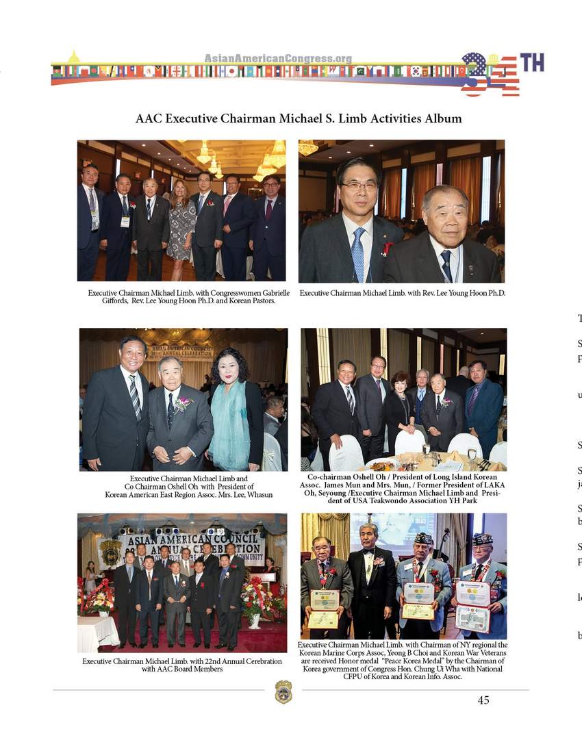 Executive Chairman Michael S. Limb activities album page