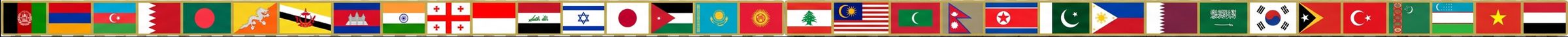 Flags of Asian nations